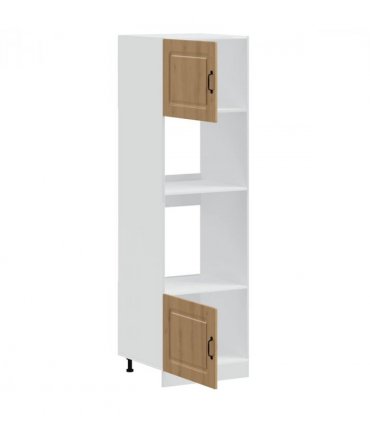 vidaXL Oven Cabinets 2 pcs Kalmar Artisan Oak Engineered Wood — Model: 1x oven cabinet 60 cm wide 207 cm high