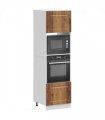 vidaXL Oven Cabinets 2 pcs Kalmar Old Wood Engineered Wood — Model: 1x oven cabinet 60 cm wide 207 cm high
