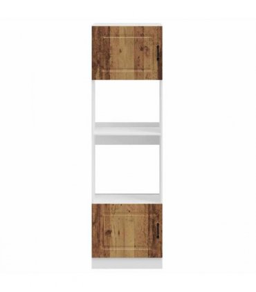 vidaXL Oven Cabinets 2 pcs Kalmar Old Wood Engineered Wood — Model: 1x oven cabinet 60 cm wide 207 cm high