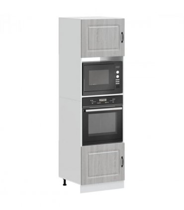 vidaXL Oven Cabinets 2 pcs Kalmar Grey Sonoma Engineered Wood — Model: 1x oven cabinet 60 cm wide 207 cm high
