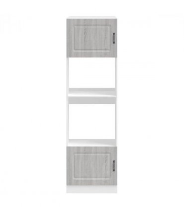vidaXL Oven Cabinets 2 pcs Kalmar Grey Sonoma Engineered Wood — Model: 1x oven cabinet 60 cm wide 207 cm high