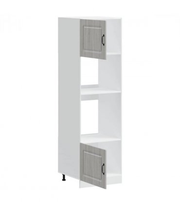vidaXL Oven Cabinets 2 pcs Kalmar Grey Sonoma Engineered Wood — Model: 1x oven cabinet 60 cm wide 207 cm high