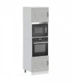 vidaXL Oven Cabinets 2 pcs Kalmar Concrete Grey Engineered Wood — Model: 1x oven cabinet 60 cm wide 207 cm high