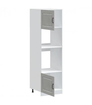 vidaXL Oven Cabinets 2 pcs Kalmar Concrete Grey Engineered Wood — Model: 1x oven cabinet 60 cm wide 207 cm high