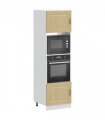 vidaXL Oven Cabinets 2 pcs Kalmar Sonoma Oak Engineered Wood — Model: 1x oven cabinet 60 cm wide 207 cm high