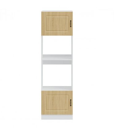 vidaXL Oven Cabinets 2 pcs Kalmar Sonoma Oak Engineered Wood — Model: 1x oven cabinet 60 cm wide 207 cm high