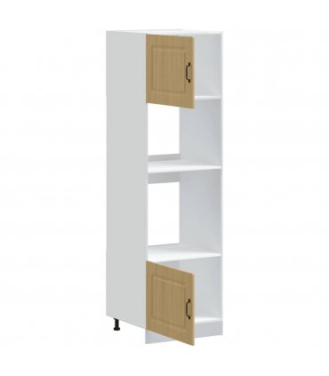 vidaXL Oven Cabinets 2 pcs Kalmar Sonoma Oak Engineered Wood — Model: 1x oven cabinet 60 cm wide 207 cm high
