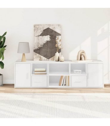 vidaXL Corner Cabinet White 160x40x45 cm Engineered Wood