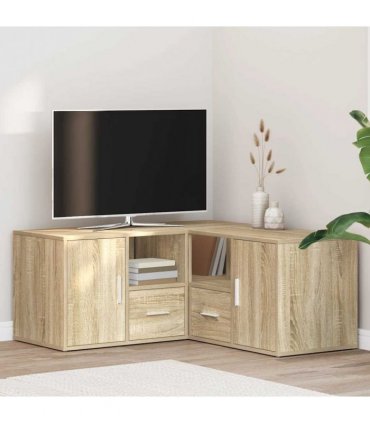 vidaXL Corner Cabinet Sonoma Oak 160x40x45 cm Engineered Wood