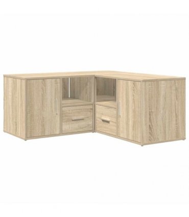 vidaXL Corner Cabinet Sonoma Oak 160x40x45 cm Engineered Wood