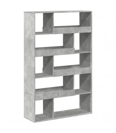 vidaXL Bookcase Concrete Grey 100x33x156.5 cm Engineered Wood