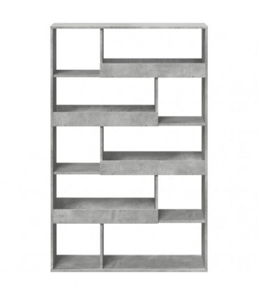vidaXL Bookcase Concrete Grey 100x33x156.5 cm Engineered Wood