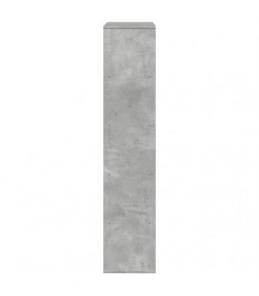 vidaXL Bookcase Concrete Grey 100x33x156.5 cm Engineered Wood
