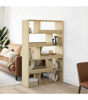 vidaXL Bookcase Sonoma Oak 100x33x156.5 cm Engineered Wood