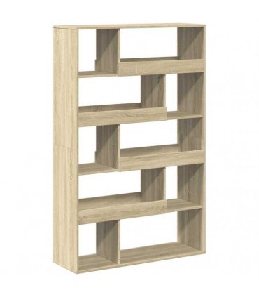 vidaXL Bookcase Sonoma Oak 100x33x156.5 cm Engineered Wood