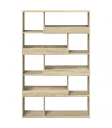 vidaXL Bookcase Sonoma Oak 100x33x156.5 cm Engineered Wood