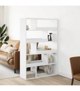vidaXL Bookcase White 100x33x156.5 cm Engineered Wood