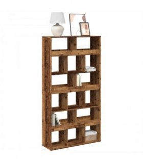 vidaXL Bookcase Old Wood 100x33x187.5 cm Engineered Wood