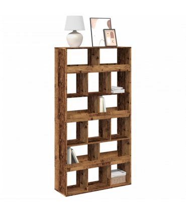 vidaXL Bookcase Old Wood 100x33x187.5 cm Engineered Wood