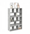 vidaXL Bookcase Concrete Grey 100x33x156.5 cm Engineered Wood — V0671990074