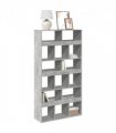 vidaXL Bookcase Concrete Grey 100x33x187.5 cm Engineered Wood