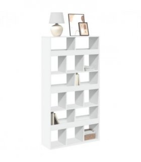 vidaXL Bookcase White 100x33x187.5 cm Engineered Wood