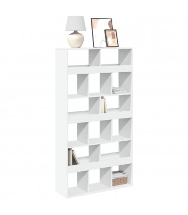 vidaXL Bookcase White 100x33x187.5 cm Engineered Wood