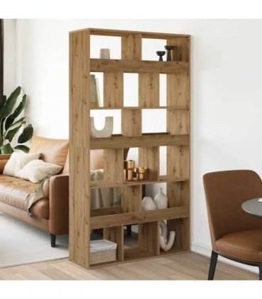 vidaXL Bookcase Artisan Oak 100x33x187.5 cm Engineered Wood
