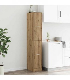 vidaXL Apothecary Cabinet Artisian Oak 30x41x174.5 cm Engineered Wood — Size: 30 x 41 x 174.5 cm