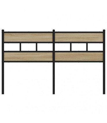 vidaXL Replace Headboard Sonoma Oak 150 cm Iron and Engineered Wood
