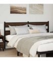 vidaXL Replace Headboard Brown Oak 180 cm Steel and Engineered Wood