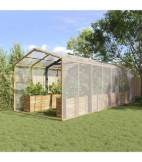 vidaXL Plant Cover Transparent 6 x 10 m PE