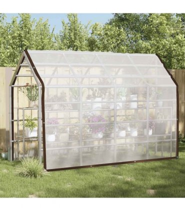 vidaXL Plant Cover with Eyelets 3x5 m Polyethylene — Size: 3 x 5 m — V0671990560