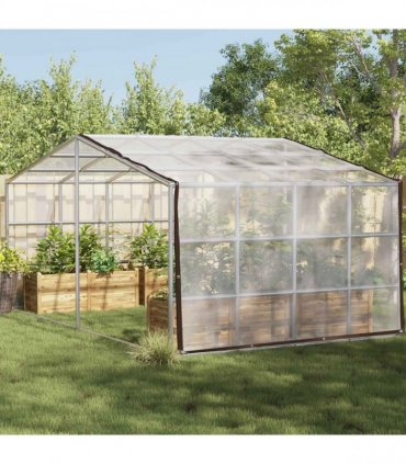 vidaXL Plant Cover Transparent 4 x 4 m PE — V0671990562