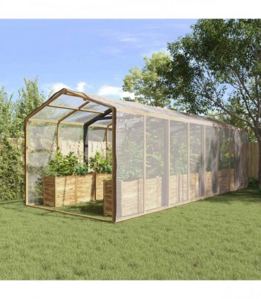 vidaXL Plant Cover Transparent 8 x 10 m PE — V0671990564