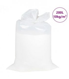 vidaXL EPS Beads White 200 L — Size: 200l (10 kg/m³)