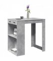 vidaXL Bar Table Concrete Grey 102x70x103.5 cm Engineered Wood