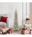 vidaXL Artificial Christmas Tree with 150 LEDs with Stand White 120 cm — Model: with LEDs &gold balls