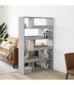 vidaXL Room Divider Concrete Grey 100x33x156.5 cm Engineered Wood