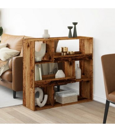 vidaXL Room Divider Old Wood 100x33x94.5 cm Engineered Wood