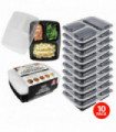 Meal Prep Container 3 Partitions