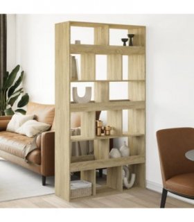 vidaXL Room Divider Sonoma Oak 100x33x187.5 cm Engineered Wood