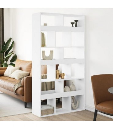 vidaXL Room Divider White 100x33x187.5 cm Engineered Wood