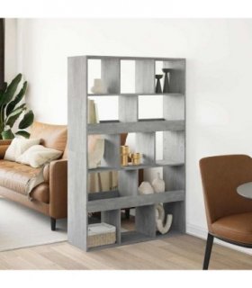 vidaXL Room Divider Concrete Grey 100x33x156.5 cm Engineered Wood — V0671991015