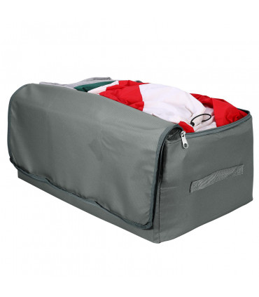 1pk Storage Bags Organiser 105L Capacity Underbed Moving Bag - Dark Grey