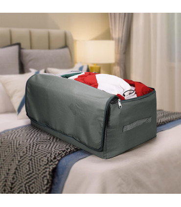 1pk Storage Bags Organiser 105L Capacity Underbed Moving Bag - Dark Grey