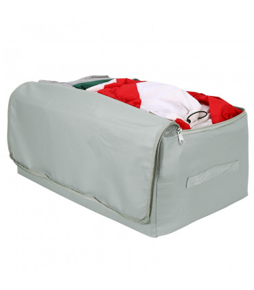 1pk Storage Bags Organiser 50L Capacity Underbed Moving Bag - Light Grey