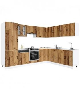 vidaXL 14 Piece Kitchen Cabinet Set Kalmar Old Wood Engineered Wood