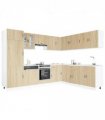 vidaXL 14 Piece Kitchen Cabinet Set Porto Sonoma Oak Engineered Wood