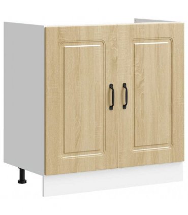 vidaXL Kitchen Cabinet with Door Kalmar Sonoma Oak 80 x 46 x 81.5 cm